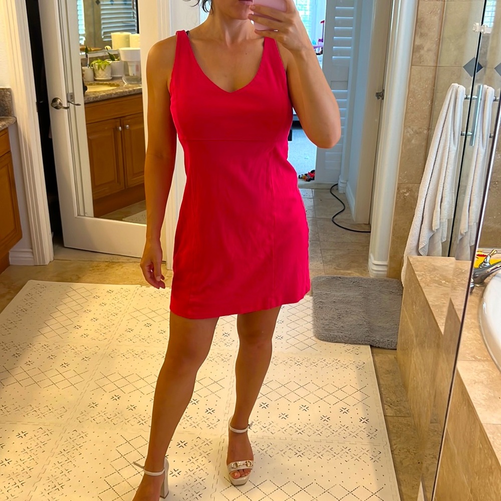 New York & company dress red medium